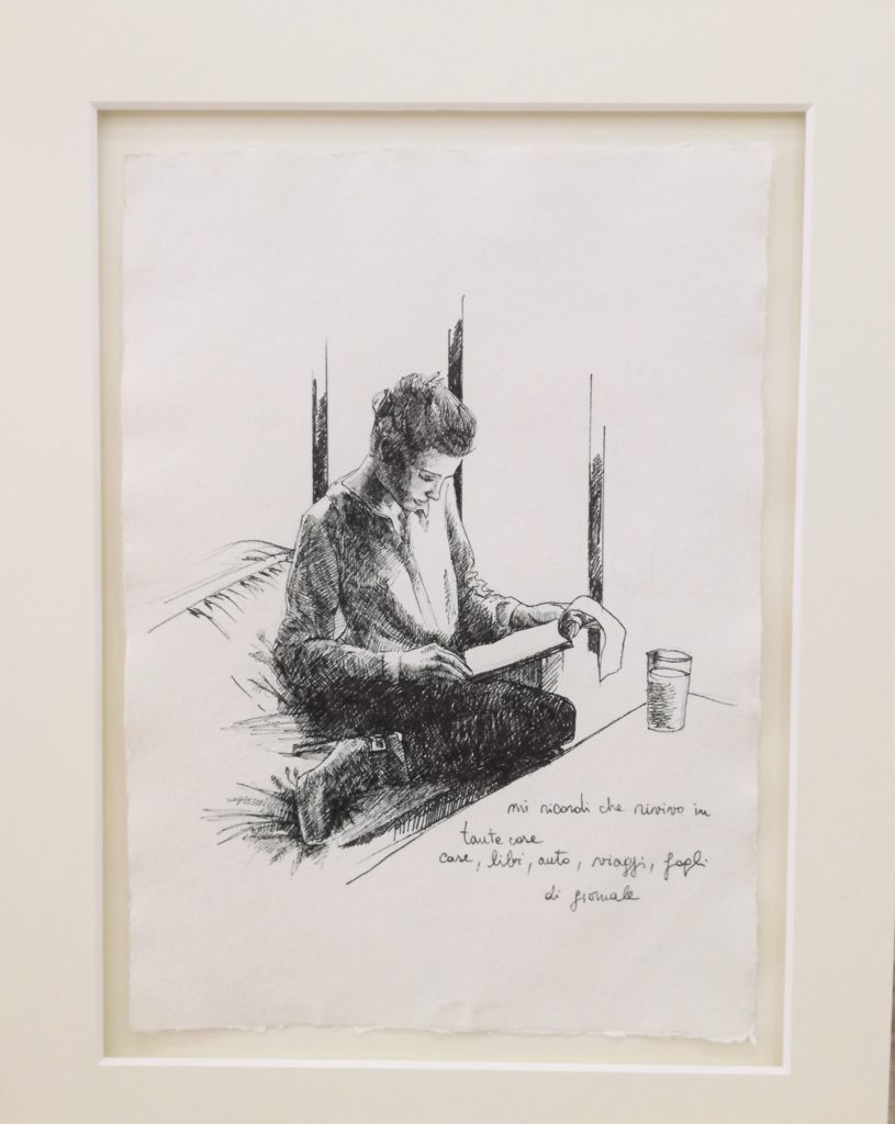galleria di disegni a penna su carta